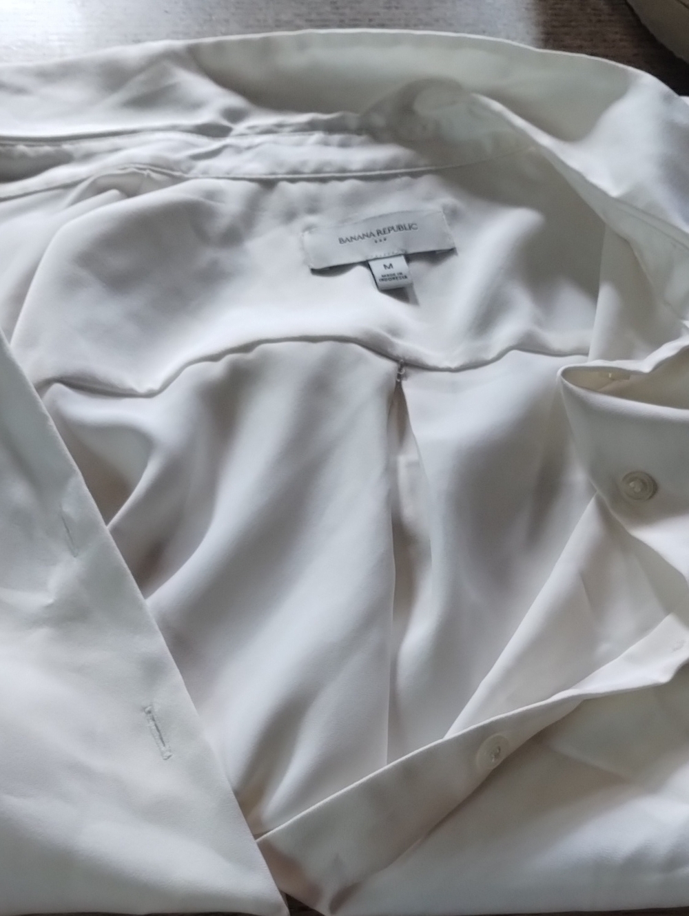 Banana Republic White Women's Blazer - Sleek Workwear Jacket